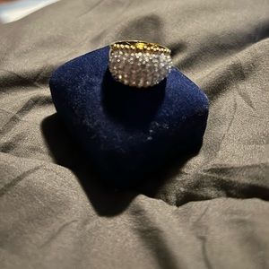 Elegant Gold and Silver Women's Ring